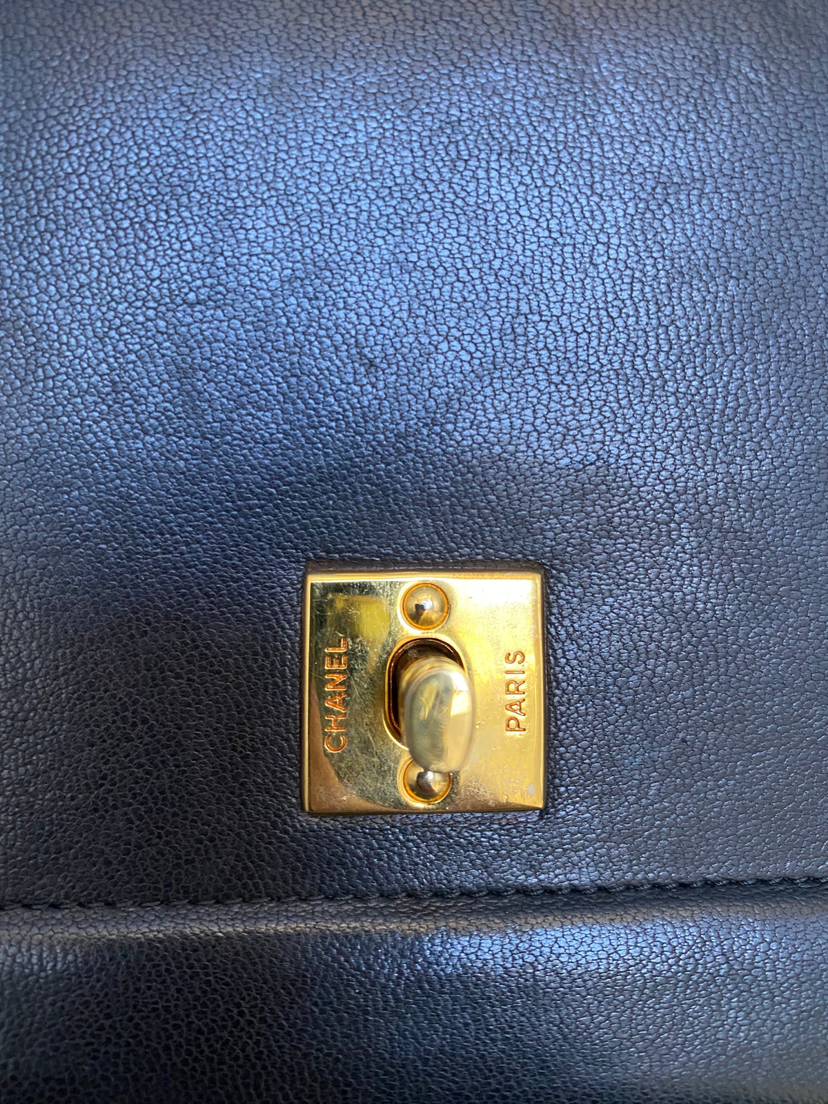 Chanel vintage black quilted flap Bag