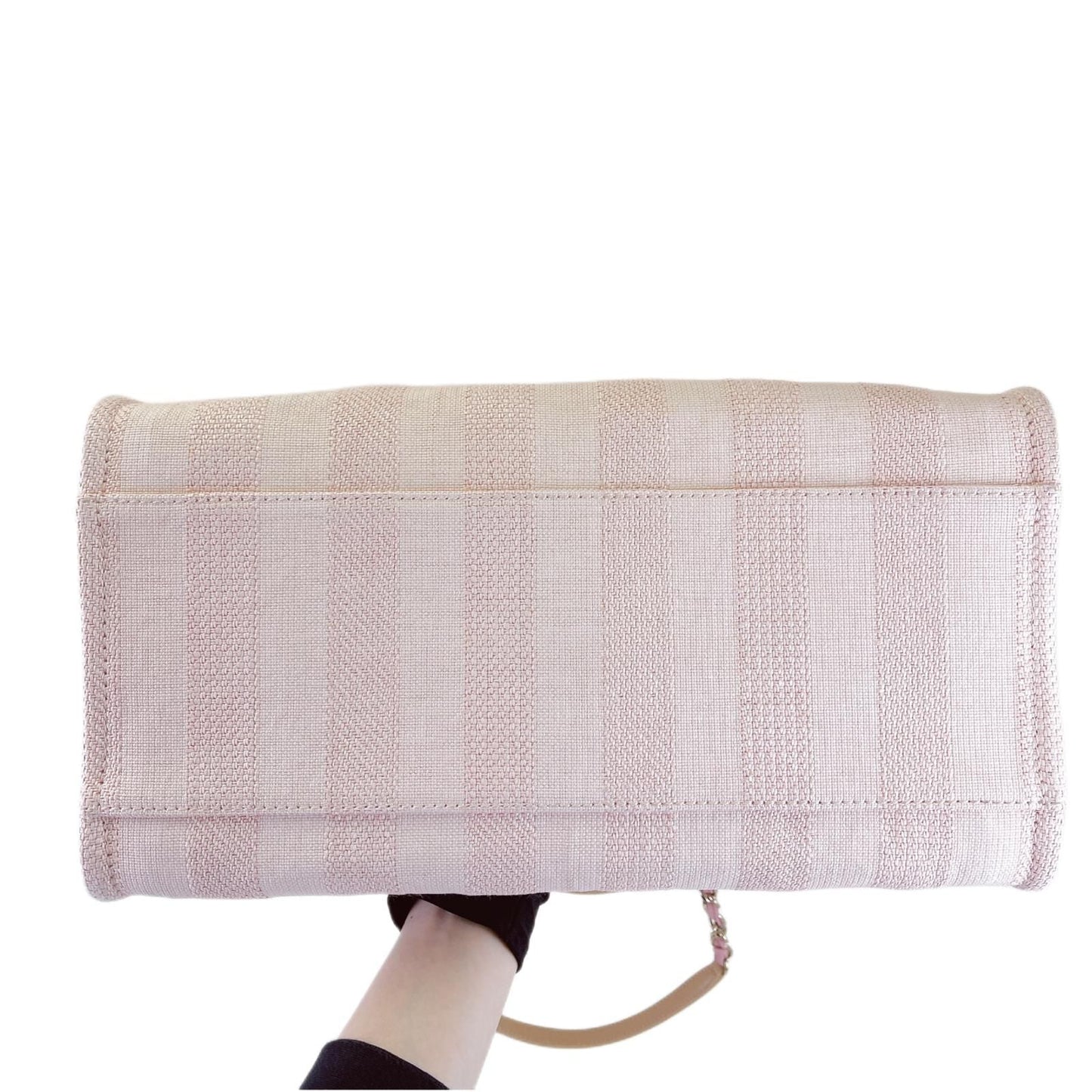 Medium Deauville Tote Mixed Fibers Pink SHW