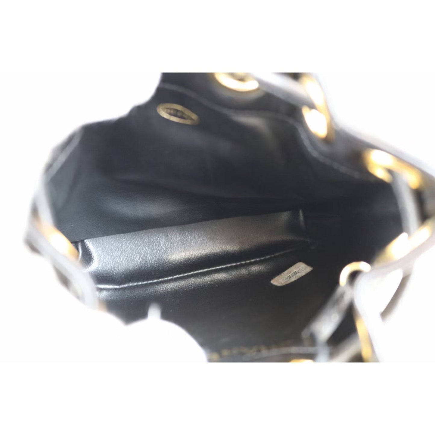 Rank A ｜ CHANEL Lambskin Drawstring Chain Shoulder｜ 062712