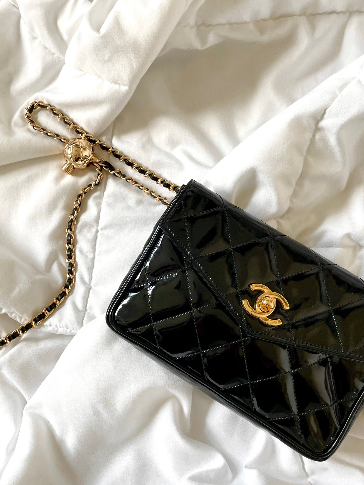 Chanel Patent Leather Bum Bag