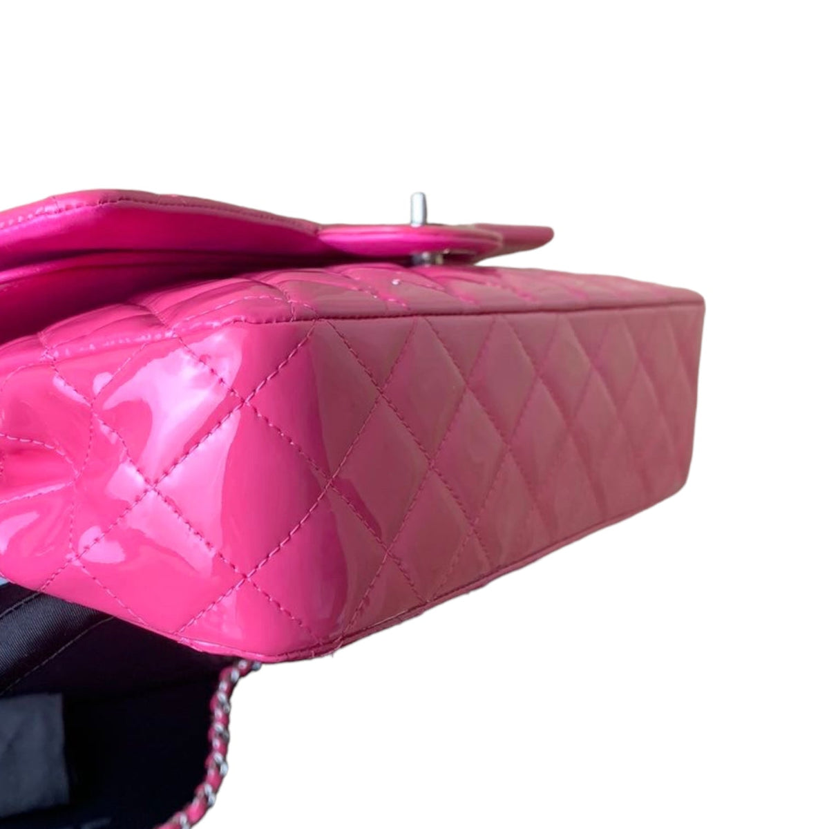 Classic Flap Medium Patent Pink SHW
