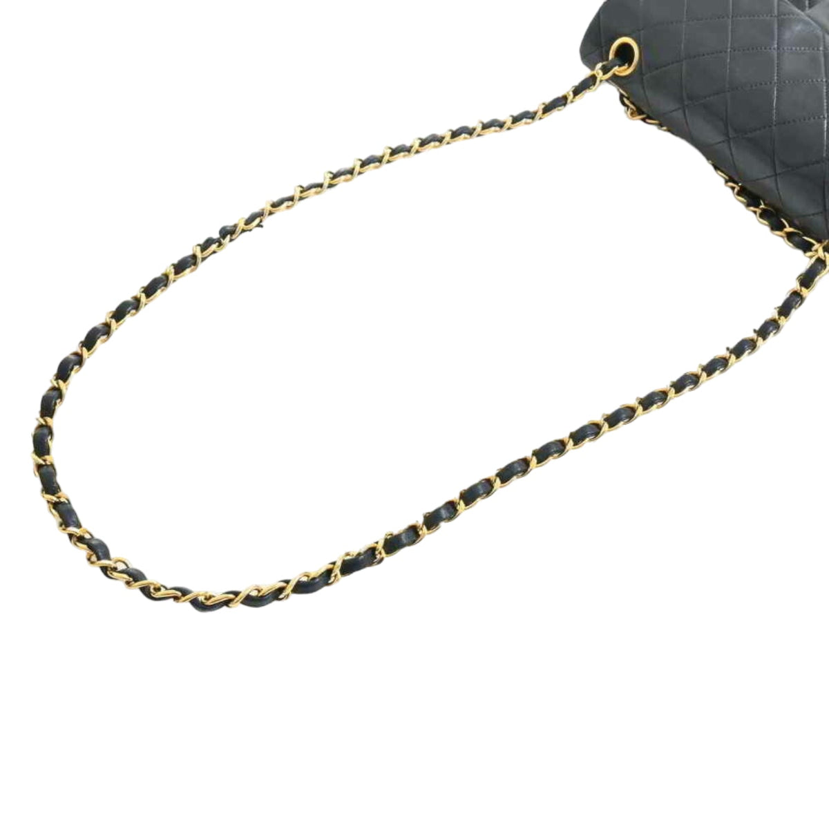 Classic Flap Small Lambskin Black GHW
