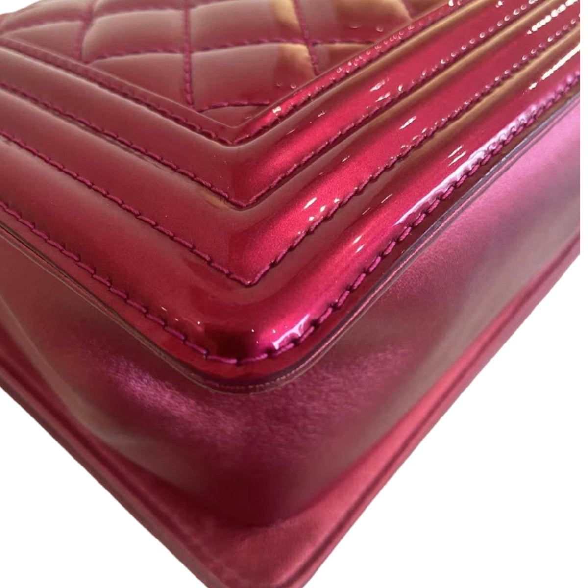 Old Medium Boy Patent Pink SHW