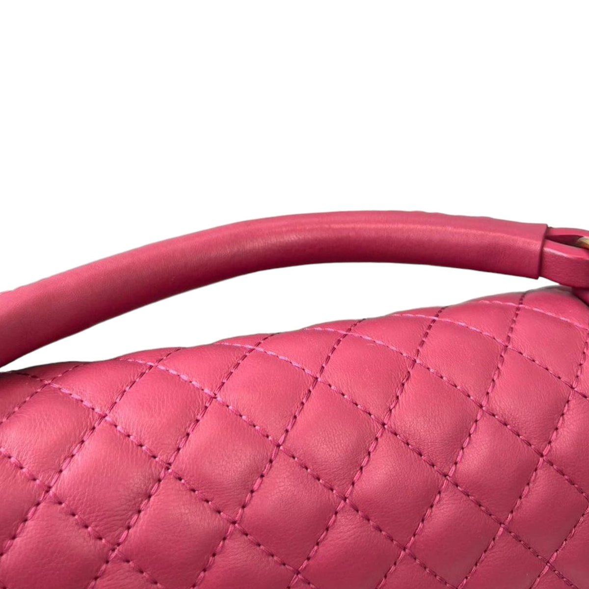 Boy Old Medium Handle Calfskin Pink GHW