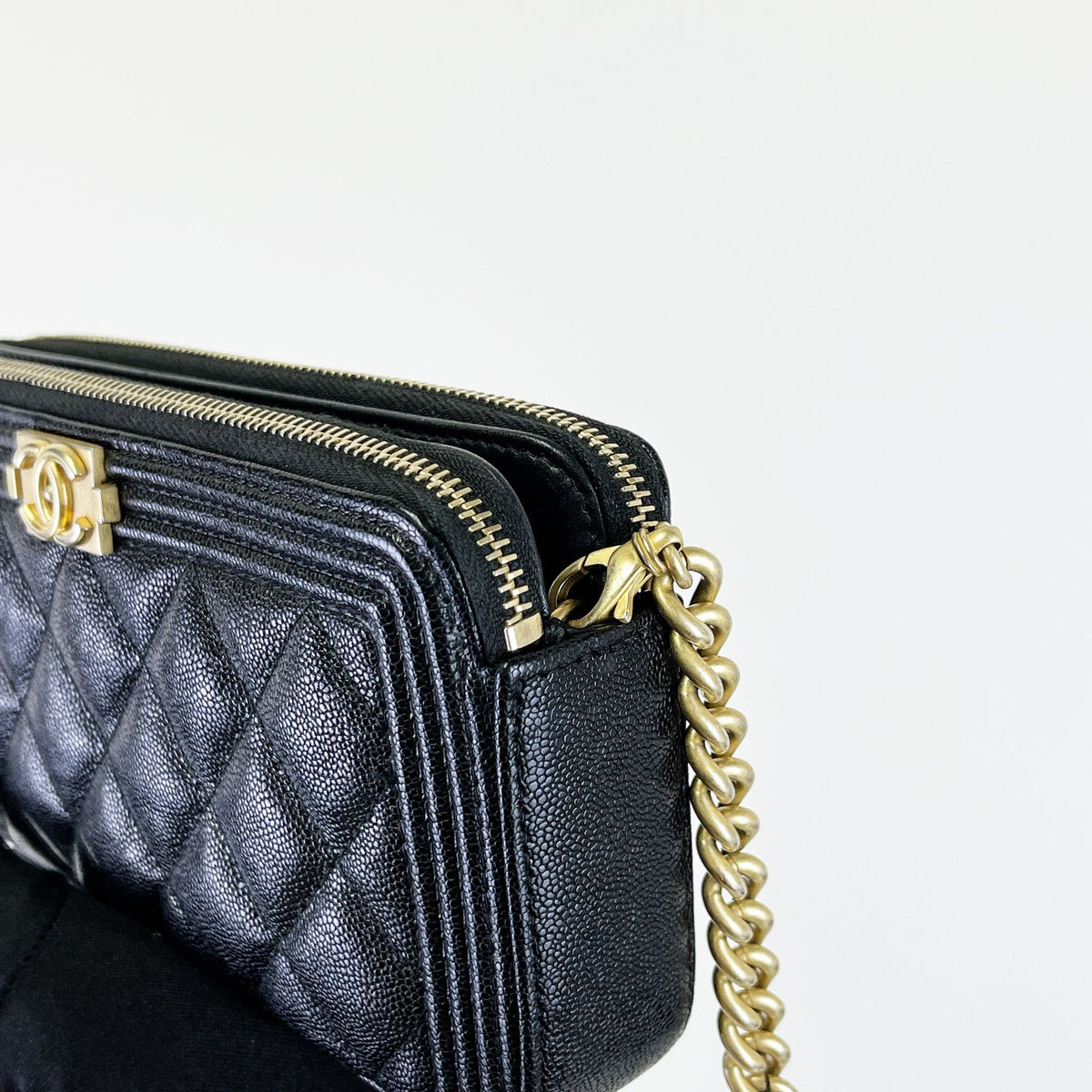 Double Zip WOC Boy Black GHW