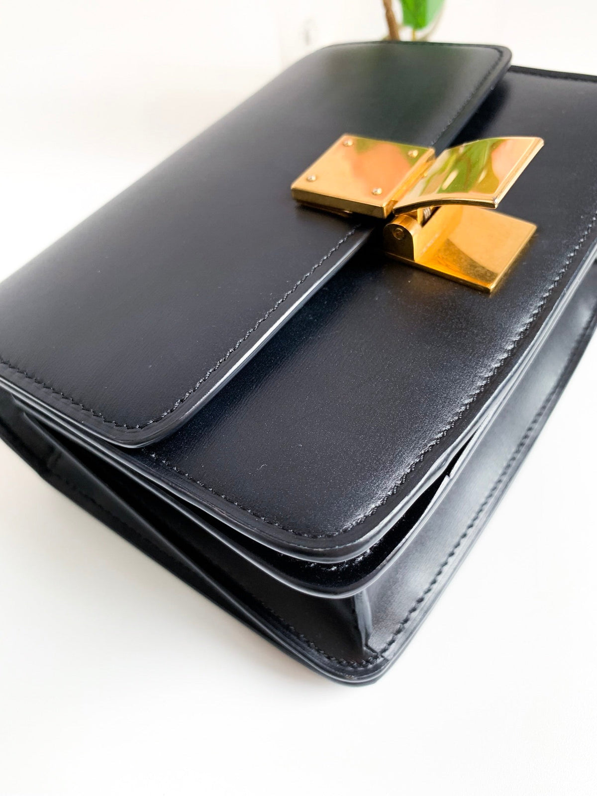 Celine Small Black Calfskin Box Bag⁣ ⁣⁣⁣⁣⁣⁣⁣⁣⁣⁣