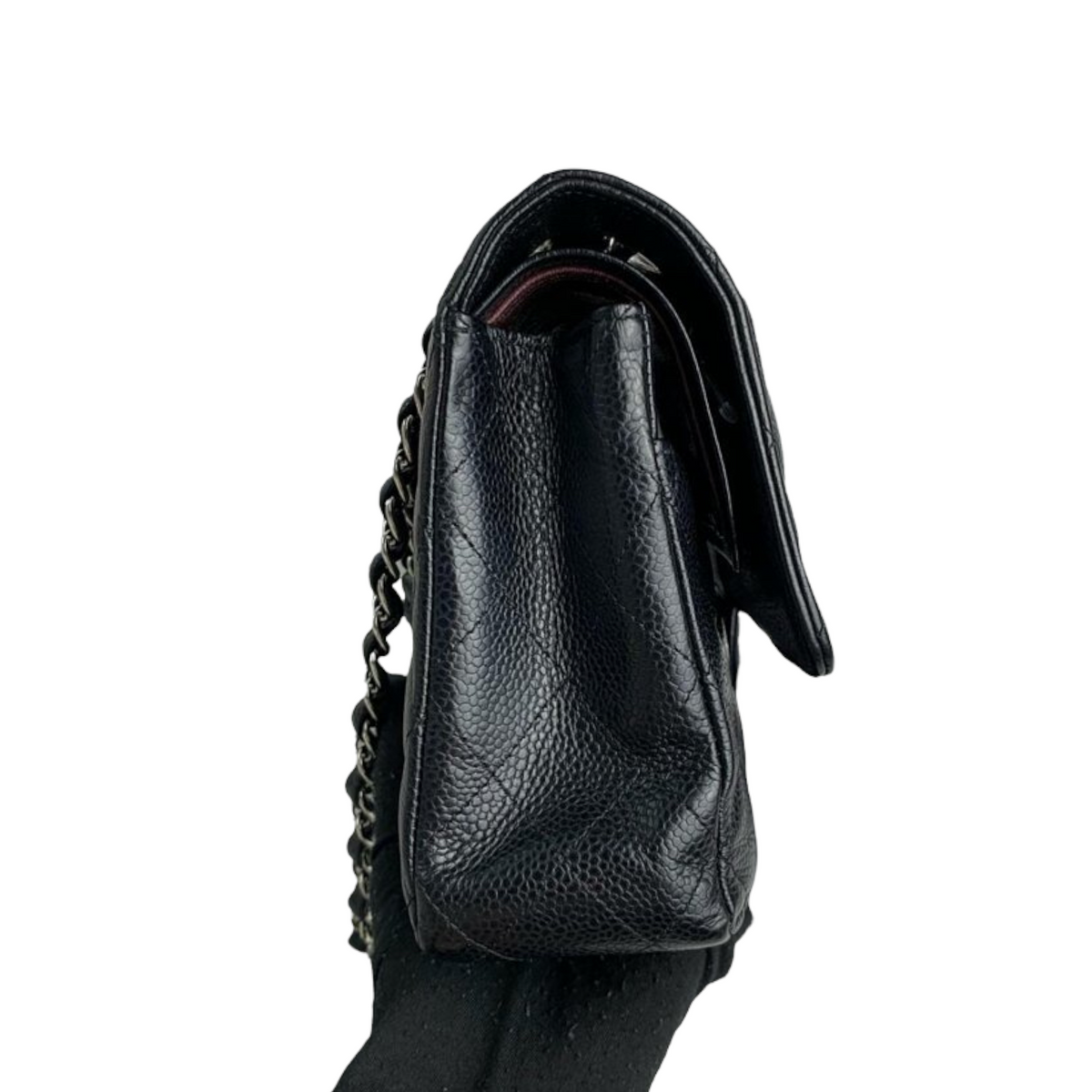 Classic Flap Caviar Medium Black SHW