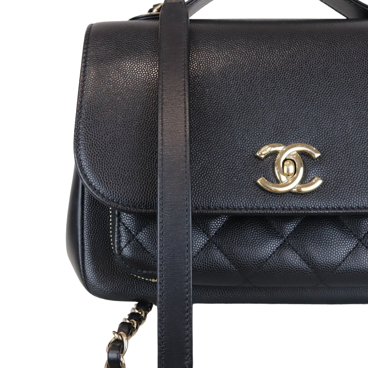 Medium Business Affinity Caviar Black GHW