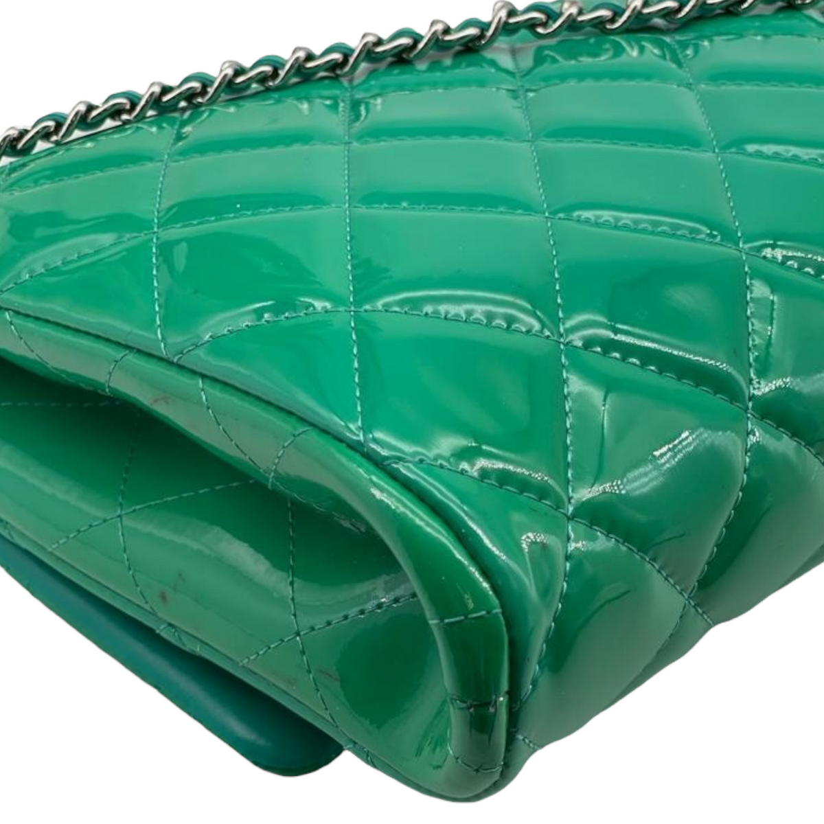 Timeless Clutch Patent Green SHW