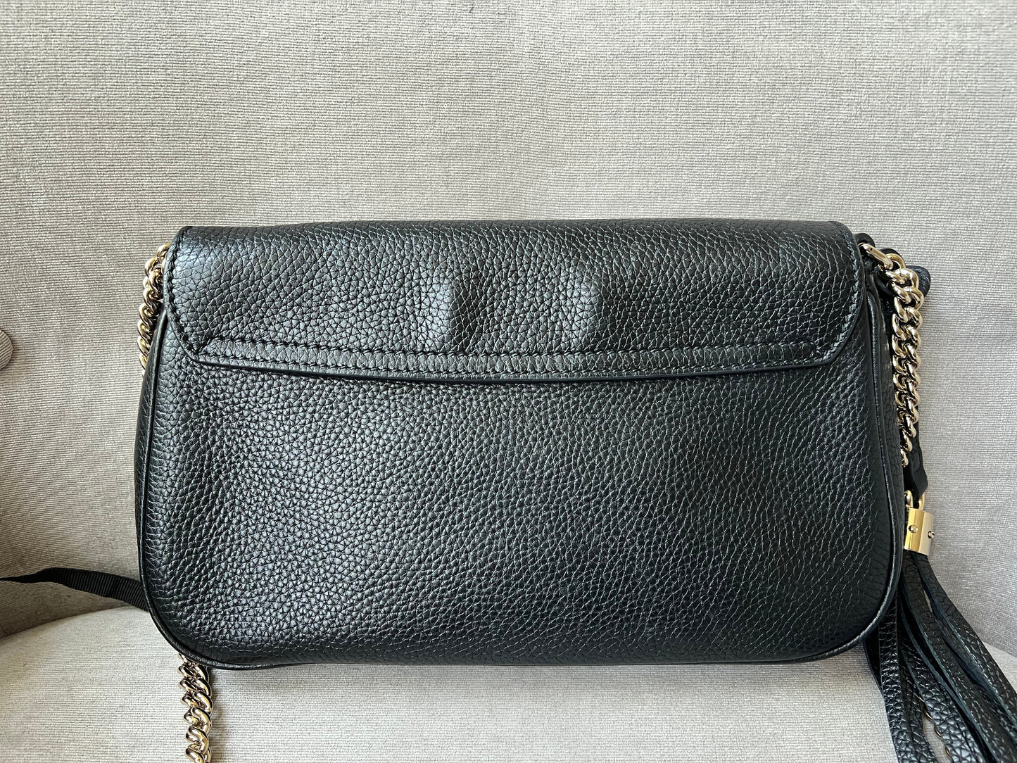 Gucci Black Soho Disco Crossbody Flap Bag