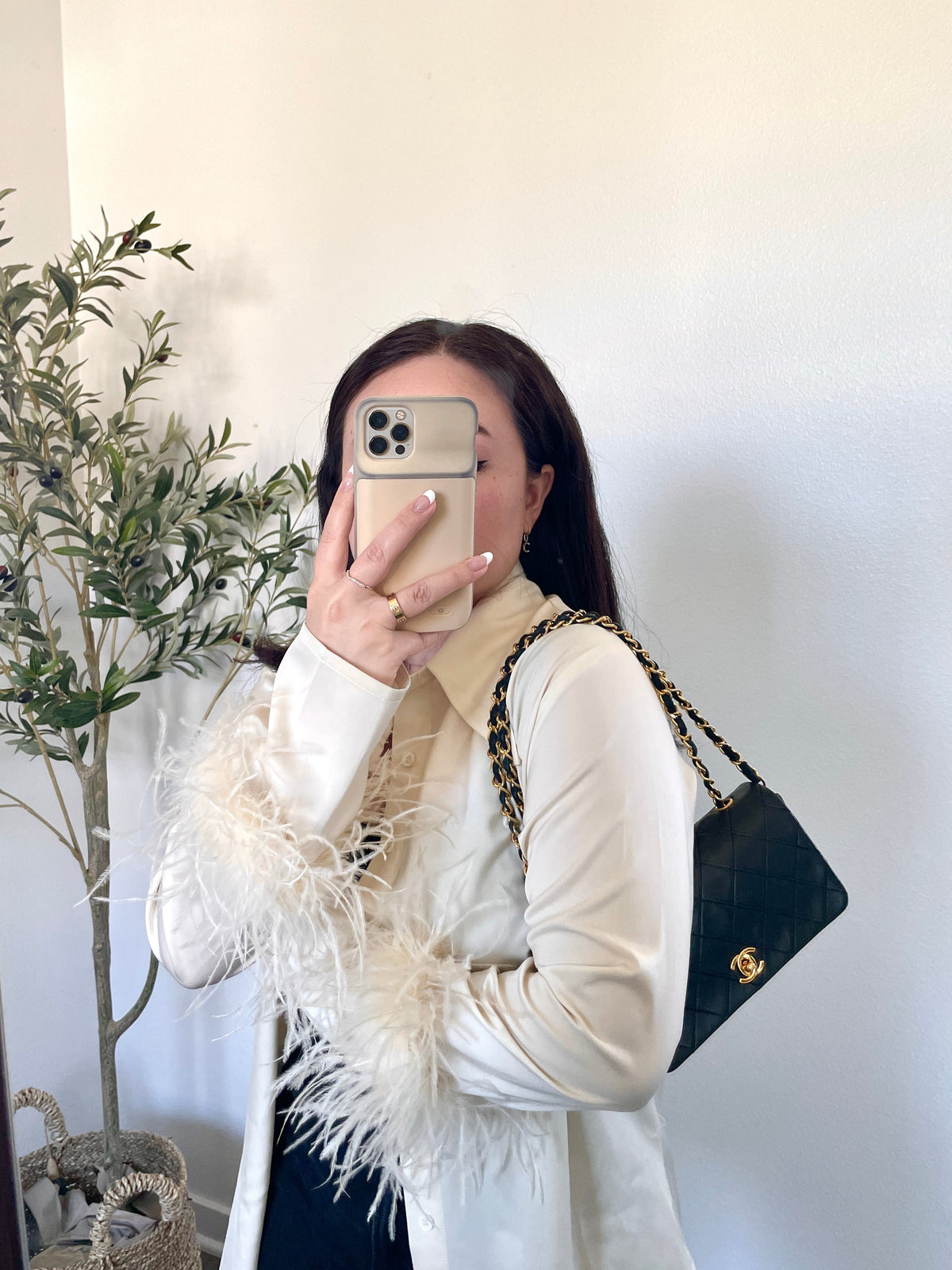 Chanel Mini Lambskin Full Flap