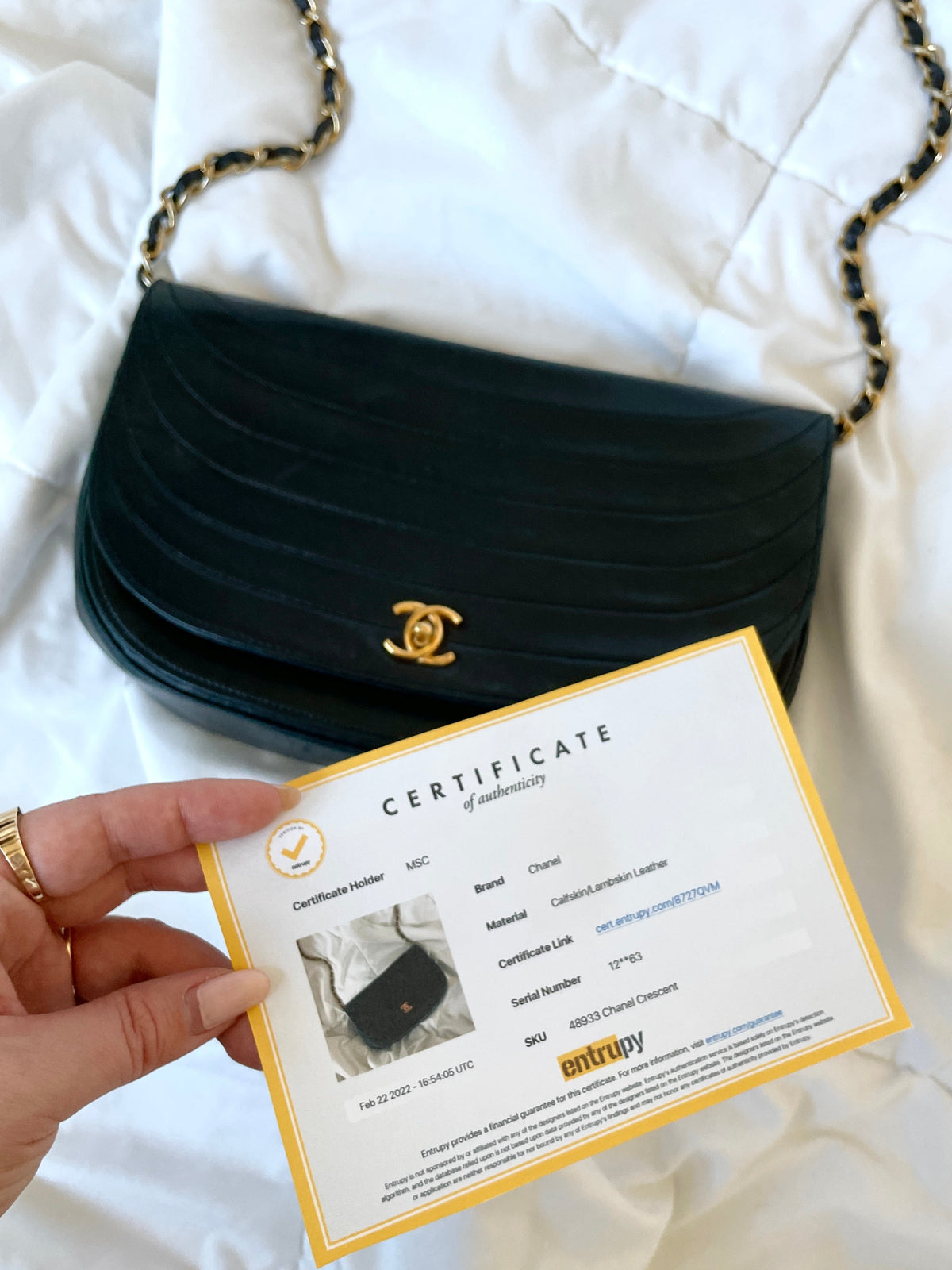 Chanel Small Crescent Flap