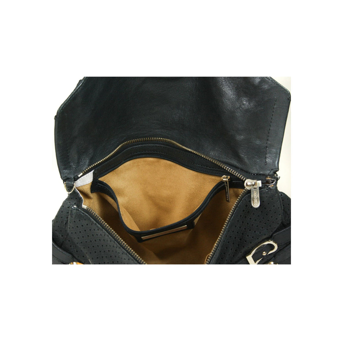 Jimmy Choo "Brix" Gunmetal Chain Clutch