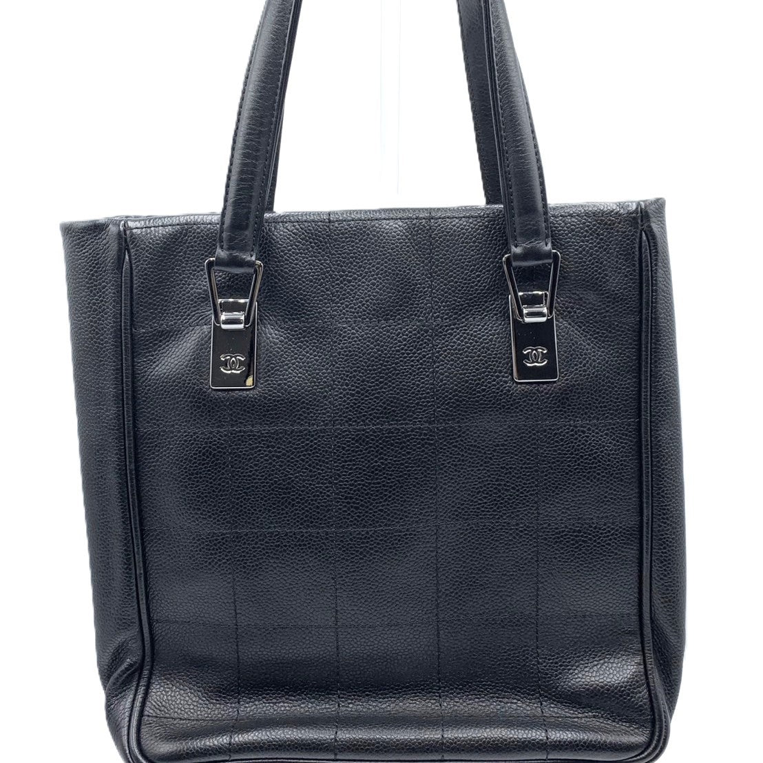 Chanel Caviar Skin Tote Bag Black
