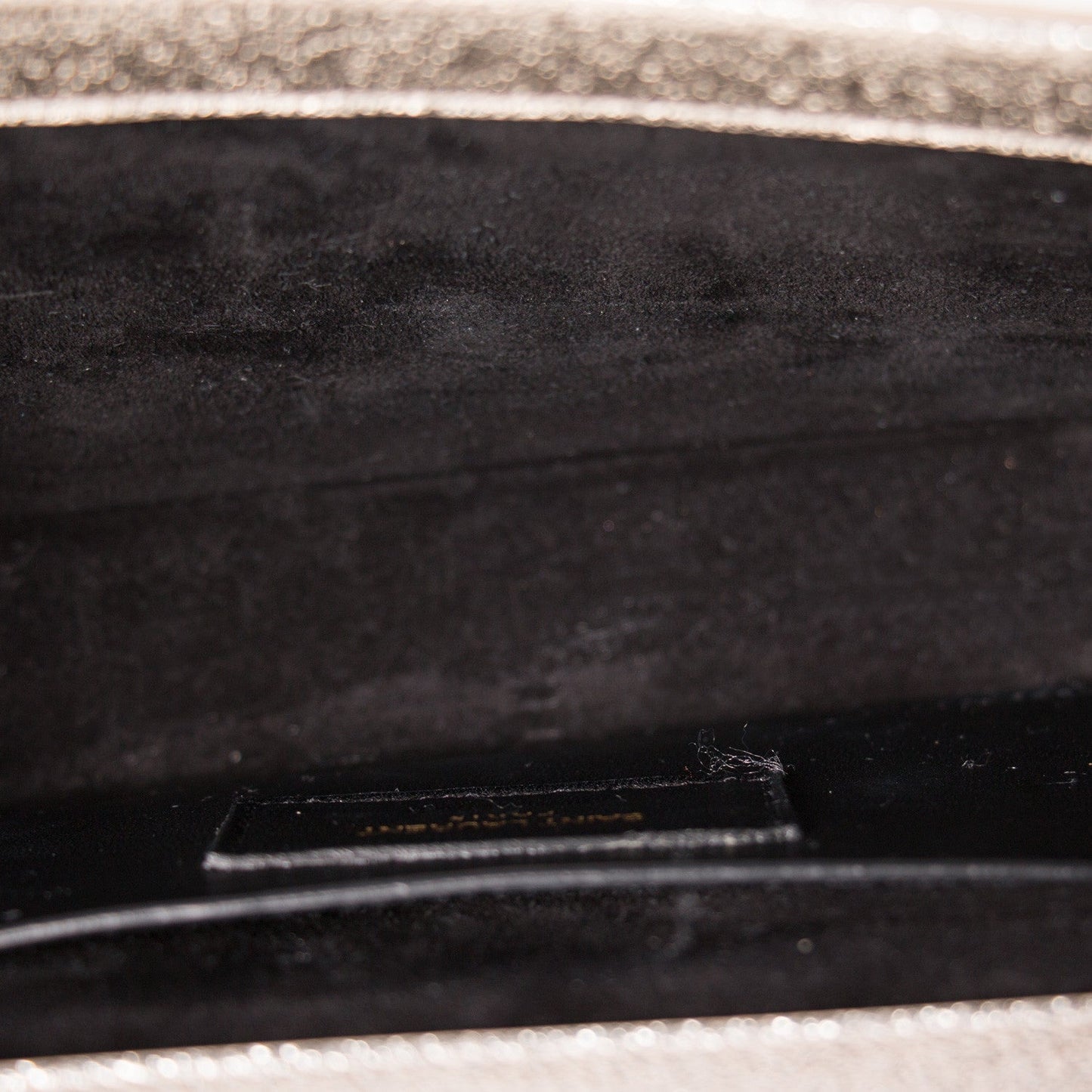 Saint Laurent Monogram Metallic Clutch
