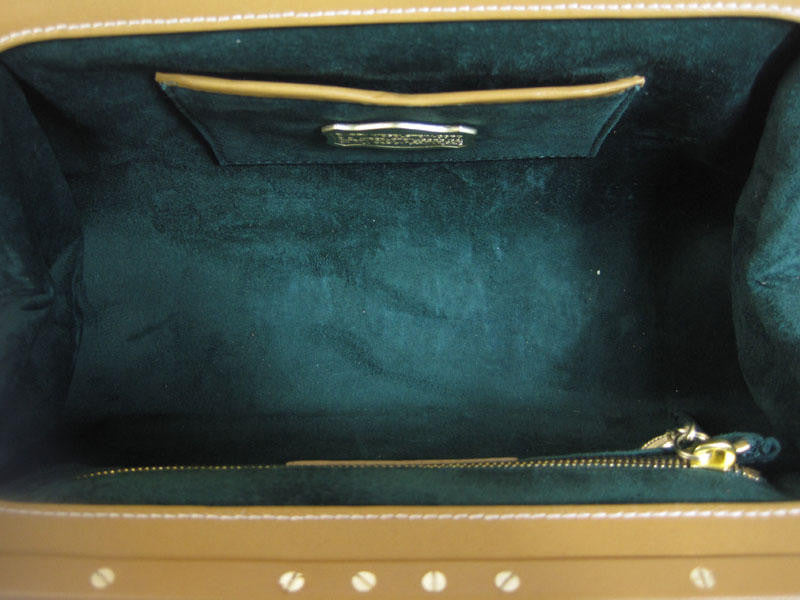 Kieselstein-Cord Small Cream Canvas Toad Bag