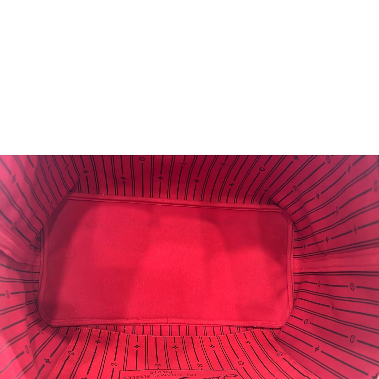 LOUIS VUITTON Neverfull GM Damier Ebene Tote Shoulder Bag Brown