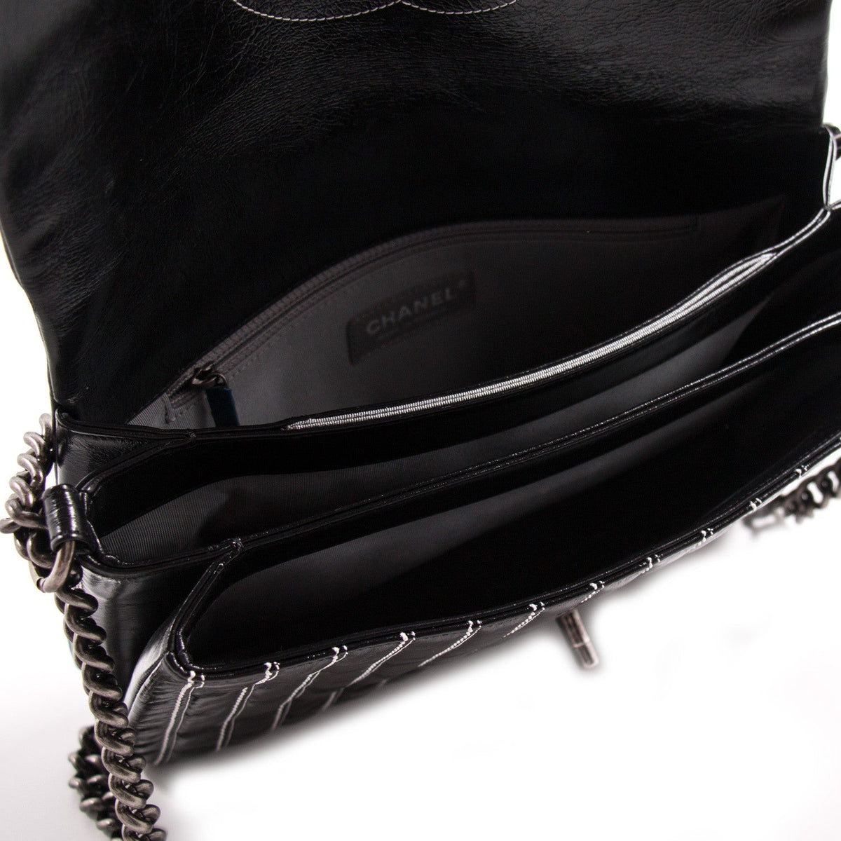 Chanel Vertical Single Flap Bag