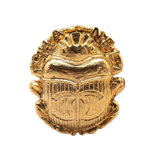 Chanel Coco Mark Tentoumushi Scarab Brooch