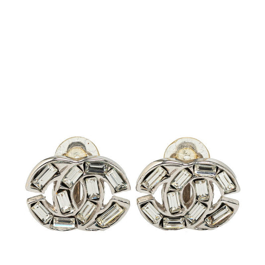 Chanel Coco Mark Rhinestone Earrings