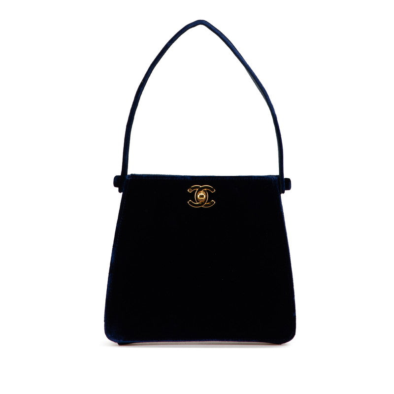 Chanel Coco Mark Velour Handbag
