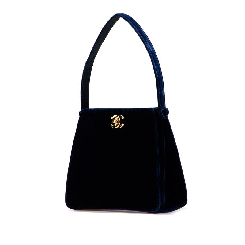 Chanel Coco Mark Velour Handbag