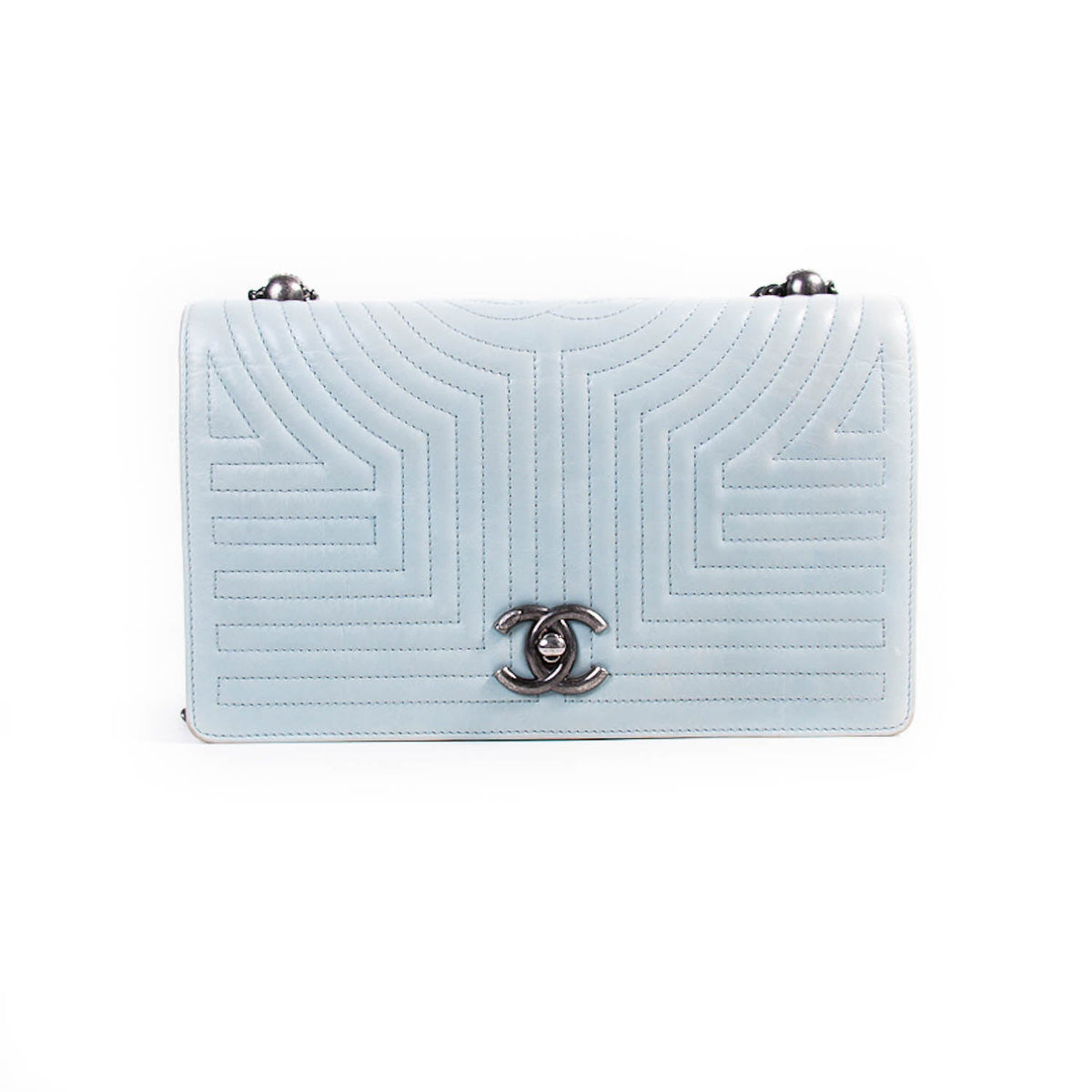 Chanel Stitched Flap Shoulder Bag
