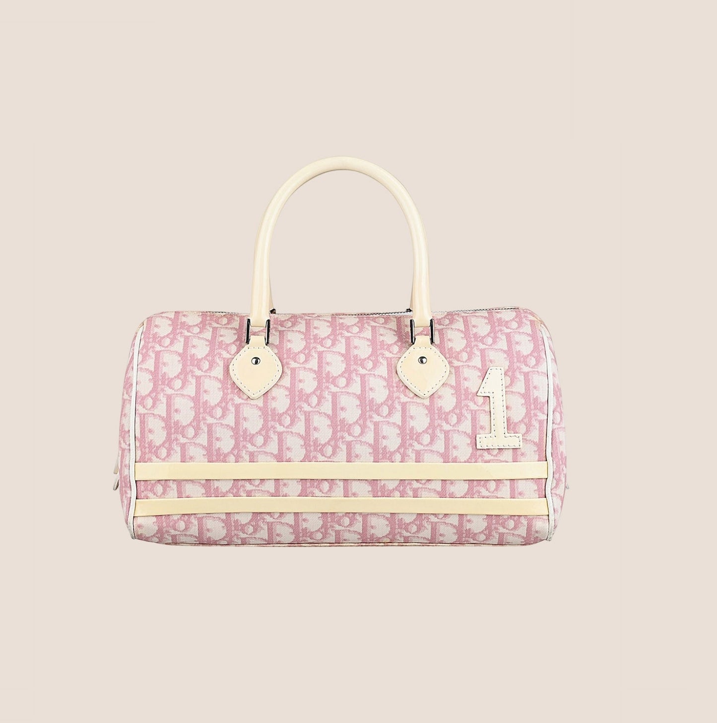 CHRISTIAN DIOR 2004 PINK TROTTER BOSTON BAG