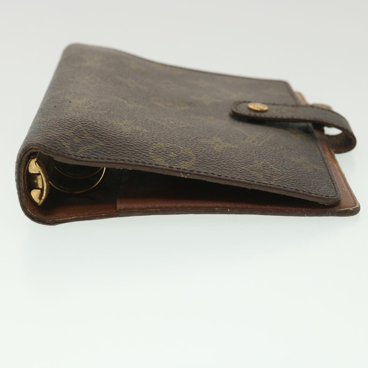 LOUIS VUITTON Monogram Agenda MM Day Planner Cover R20105 LV Auth jk2960