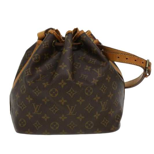 LOUIS VUITTON Monogram Petit Noe Shoulder Bag M42226 LV Auth jk3032