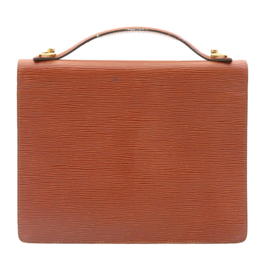 LOUIS VUITTON Epi Monceau Hand Bag Brown M52123 LV  ai619