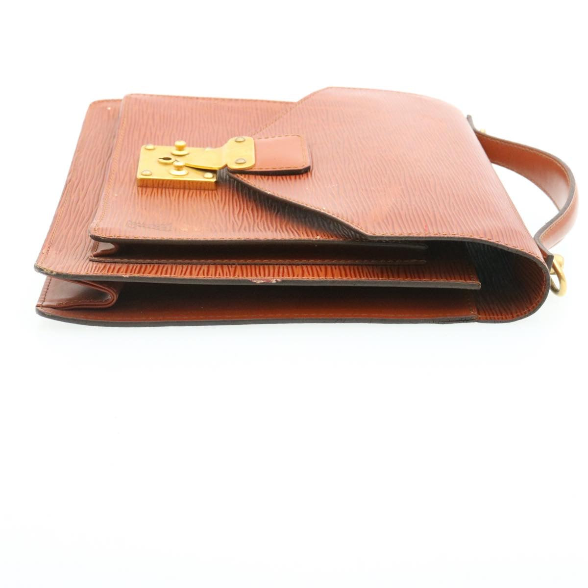 LOUIS VUITTON Epi Monceau Hand Bag Brown M52123 LV  ai619