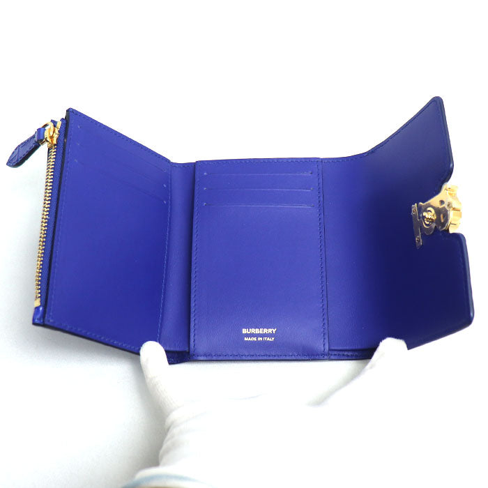 Burberry TB Logo Folding Wallet Blue