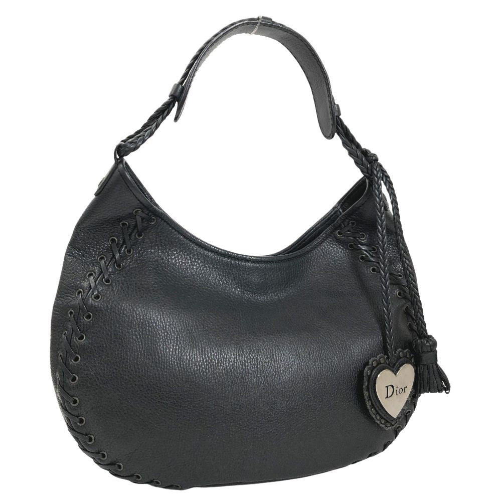 Leather Ethnic Hobo Bag