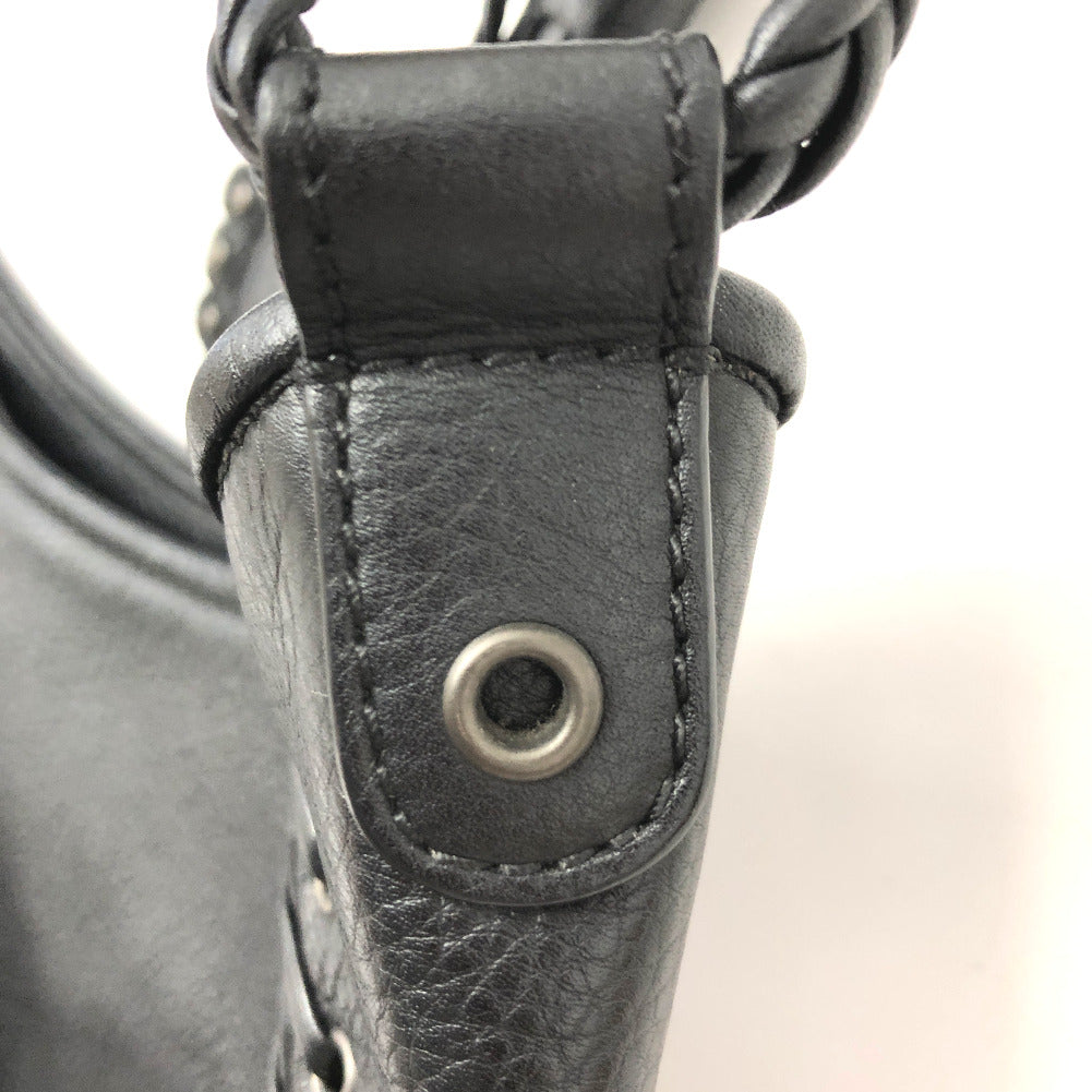 Leather Ethnic Hobo Bag