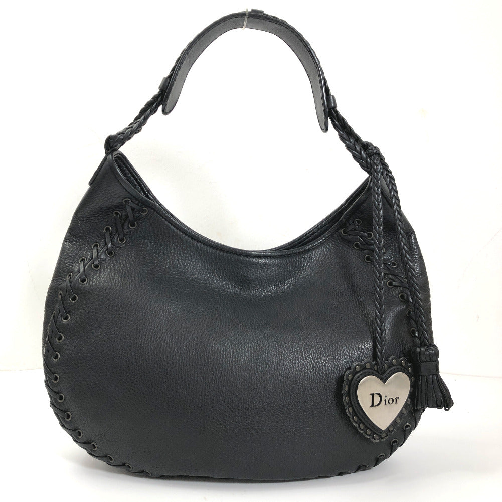 Leather Ethnic Hobo Bag