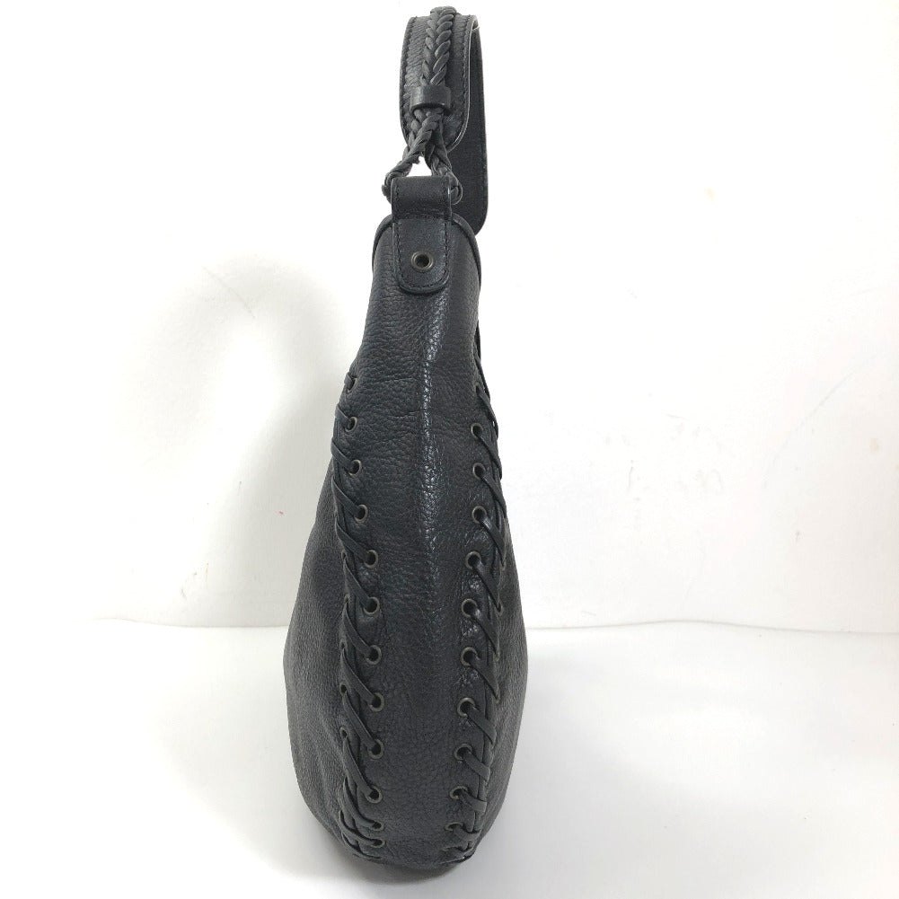 Leather Ethnic Hobo Bag