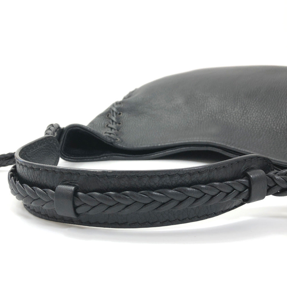 Leather Ethnic Hobo Bag