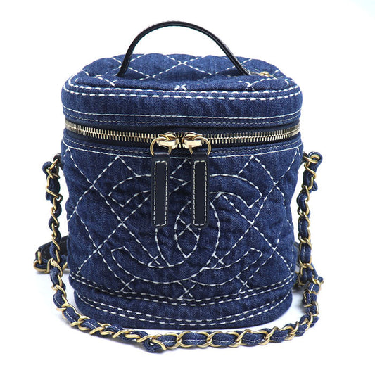 Chanel Vanity Case Denim Shoulder Bag