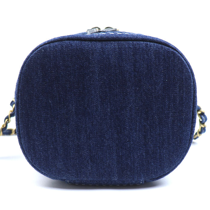 Chanel Vanity Case Denim Shoulder Bag