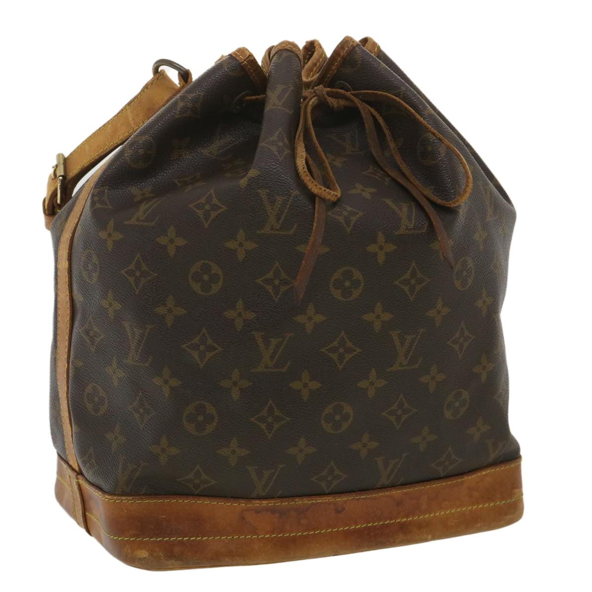 LOUIS VUITTON Monogram Noe Shoulder Bag M42224 LV Auth ki2591