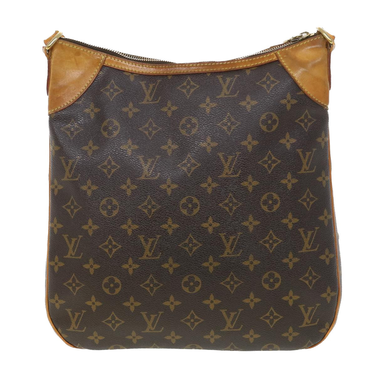 LOUIS VUITTON Monogram Odeon MM Shoulder Bag M56389 LV Auth ki2684