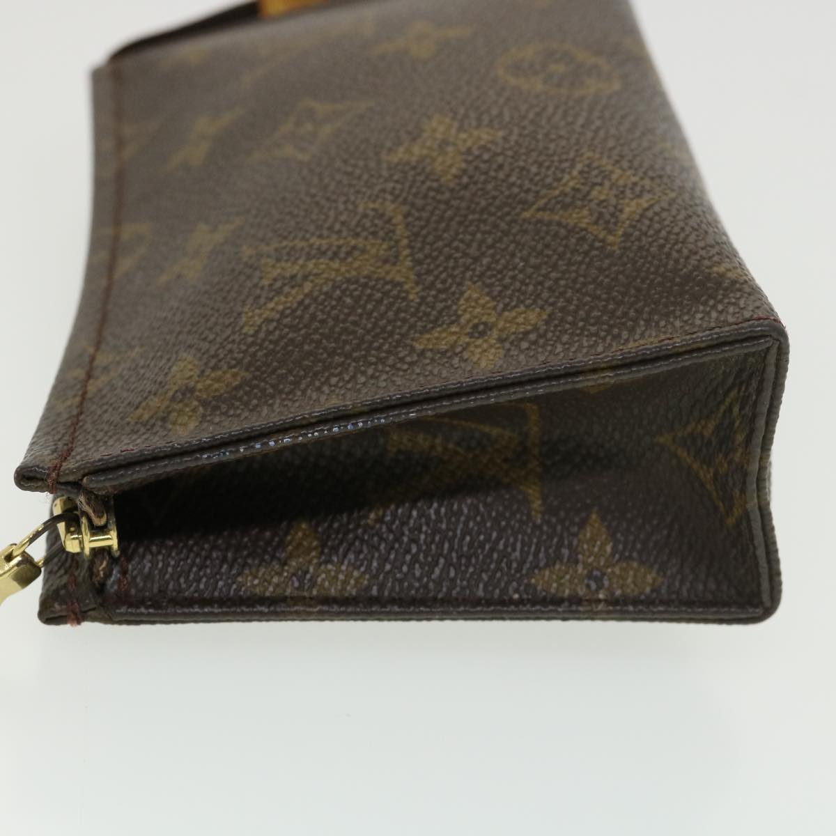 LOUIS VUITTON Monogram Poche Toilette 15 Pouch M47546 LV Auth ki2813