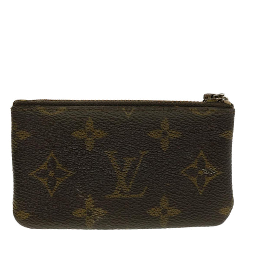 LOUIS VUITTON Monogram Pochette Cles Coin Purse M62650 LV Auth ki2881