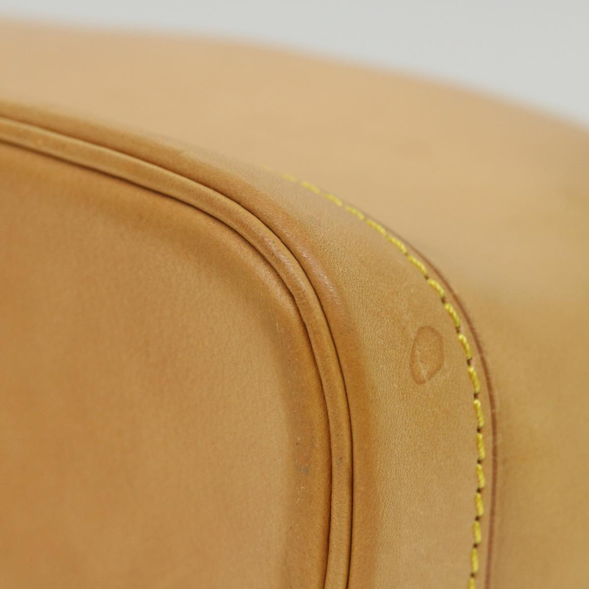 LOUIS VUITTON Nomad Mini Noe Hand Bag Leather Beige M43528 LV Auth ki3759
