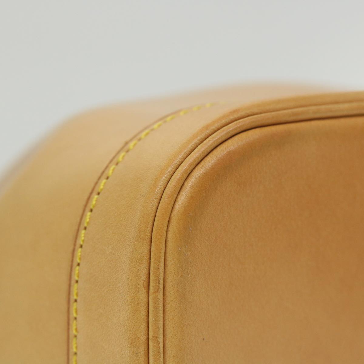 LOUIS VUITTON Nomad Mini Noe Hand Bag Leather Beige M43528 LV Auth ki3759