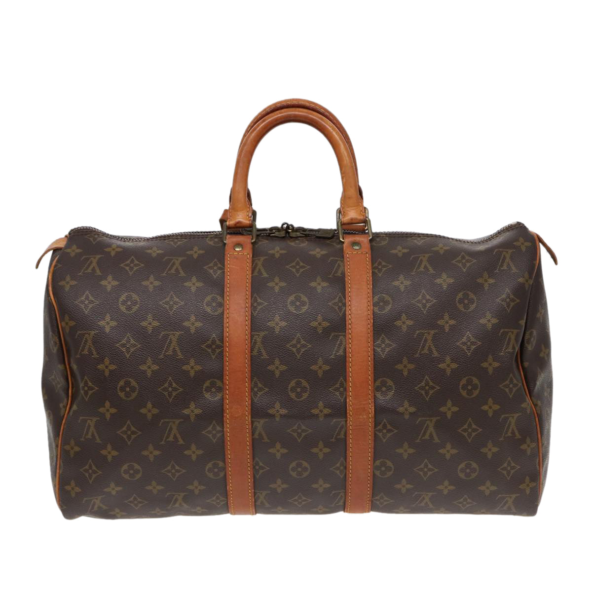 LOUIS VUITTON Monogram Keepall 45 Boston Bag M41428 LV Auth ki4852