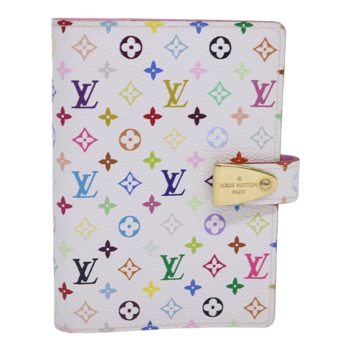 LOUIS VUITTON Multicolor Agenda Partonaire PM Day Planner R21059 LV Auth ki4882