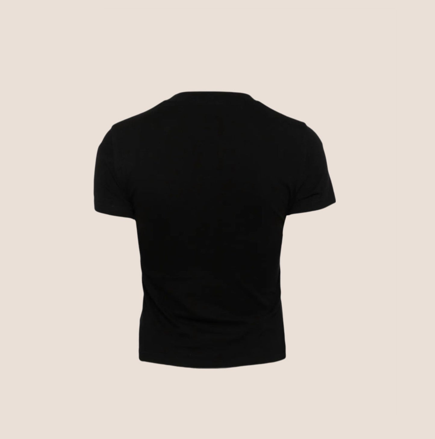 CHRISTIAN DIOR 2003 BLACK HARDCORE PRINT T-SHIRT