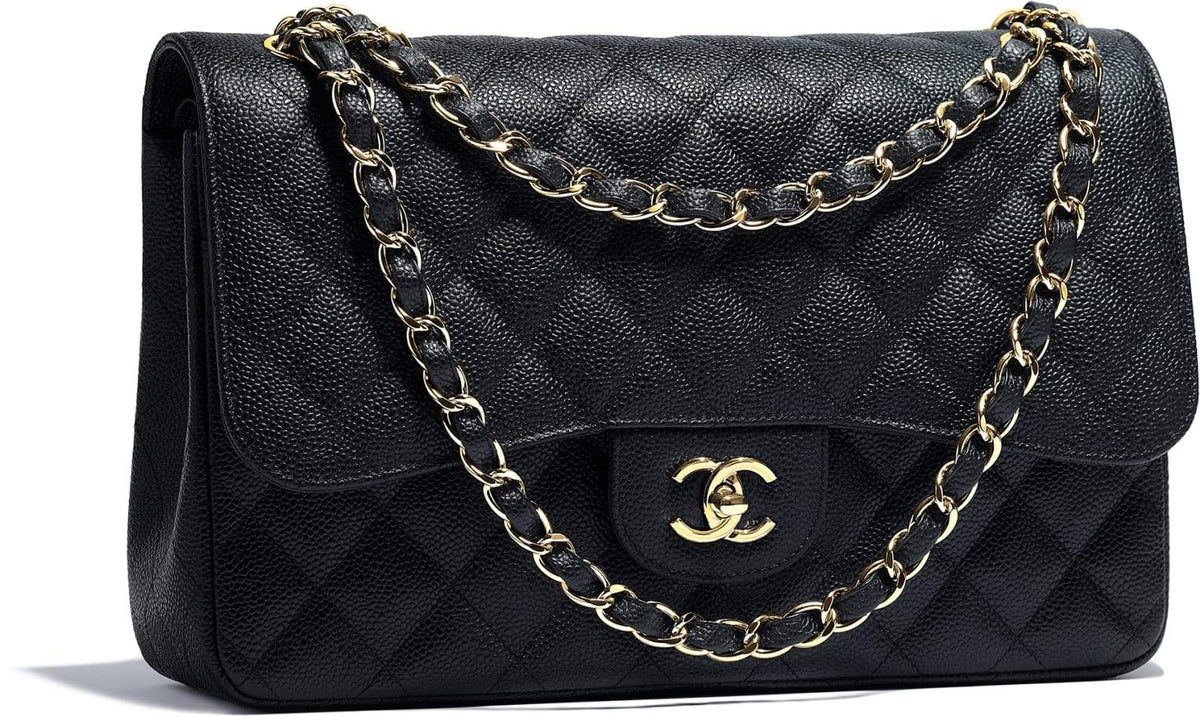 Chanel Large/Jumbo Classic Handbag Black